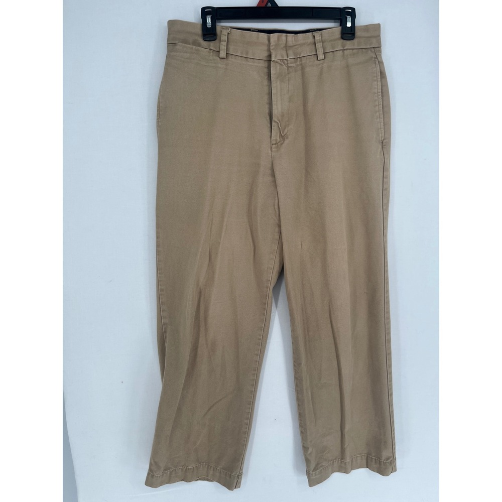 Dockers Stain Defender Khaki Chino Pants Mens 32x30 Tan Cotton Straight Leg